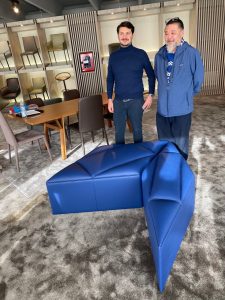 Frag e Asao Tokolo per Rhombus Connectin Seating